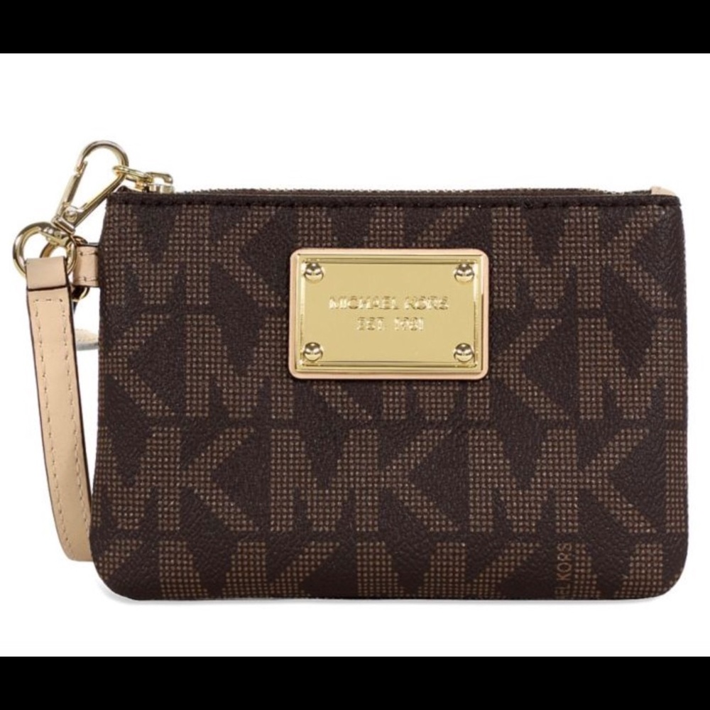 Michael Kors Jet Set Wristlet Brown